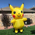 Pikachu Inflatable Costume Anime Cosplay Costume Pokemon Peluche Mascot Carnival Fantasy Adult Costumes